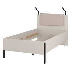 Bed JUKON S 100x200 cm, cashmere
