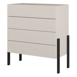 Chest of drawers JUKON S 84 cm, cashmere