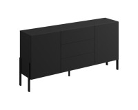 Комод JUKON S 184 см, чёрный оникс