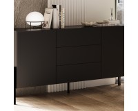 Комод JUKON 184 см, чёрный оникс Комод JUKON 184 см, чёрный оникс