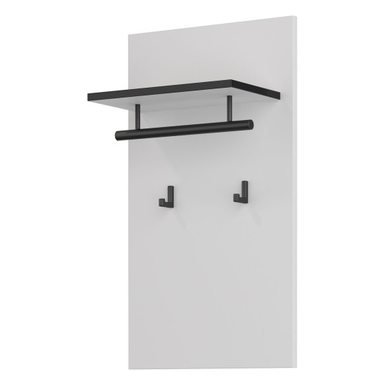 Panel with hooks CROSS Helvetia 40 cm, white with black Panel with hooks CROSS Helvetia 40 cm, white with black