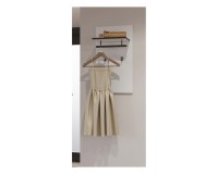 Panel with hooks CROSS Helvetia 40 cm, white with black Panel with hooks CROSS Helvetia 40 cm, white with black