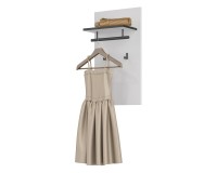 Panel with hooks CROSS Helvetia 40 cm, white with black Panel with hooks CROSS Helvetia 40 cm, white with black