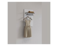 Panel with hooks CROSS Helvetia 40 cm, white with black Panel with hooks CROSS Helvetia 40 cm, white with black