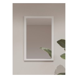 Mirror CROSS Helvetia 40 cm, white with black