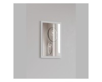 Mirror CROSS Helvetia 40 cm, white with black Mirror CROSS Helvetia 40 cm, white with black
