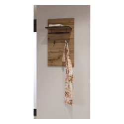 Panel with hooks CROSS Helvetia 40 cm, wotan oak with black Panel with hooks CROSS Helvetia 40 cm, wotan oak with black