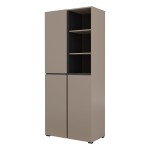 Wardrobe CROSS Helvetia 79 cm, Congo with black