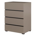 Chest of drawers CROSS Helvetia 60 cm, Congo with black