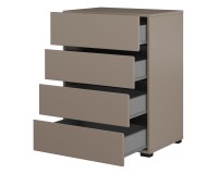 Chest of drawers CROSS Helvetia 60 cm, Congo with black