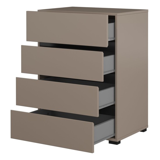 Chest of drawers CROSS Helvetia 60 cm, Congo with black