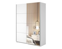 Wardrobe BETA Helvetia 150 cm, white