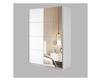 Wardrobe BETA Helvetia 150 cm, white