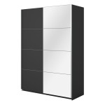 Wardrobe BETA Helvetia 150 cm, black
