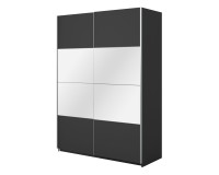 Wardrobe BETA Helvetia 150 cm, black