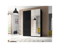 Wardrobe BETA Helvetia 120 cm, black