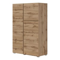 Tall chest of drawers ASYMETRIC 92 cm, wotan oak