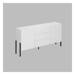 Chest of drawers JUKON 184 cm, white Chest of drawers JUKON 184 cm, white
