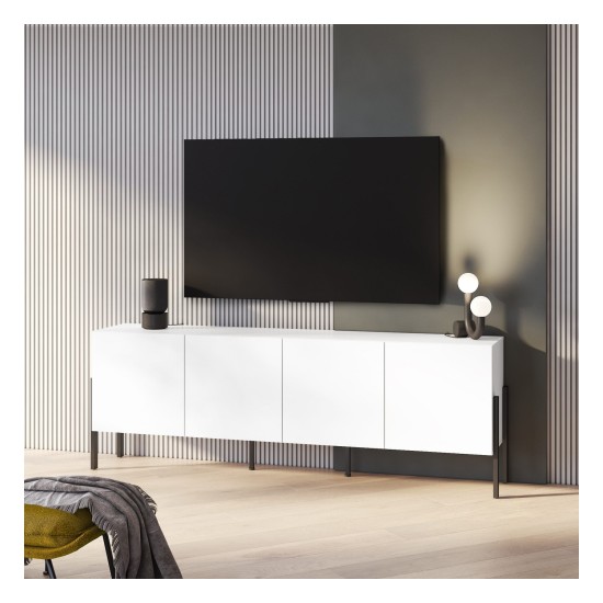 Chest of drawers JUKON 204 cm, white Chest of drawers JUKON 204 cm, white