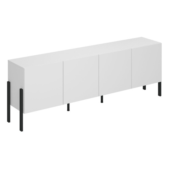 Chest of drawers JUKON 204 cm, white Chest of drawers JUKON 204 cm, white