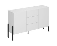 Chest of drawers JUKON 154 cm, white Chest of drawers JUKON 154 cm, white