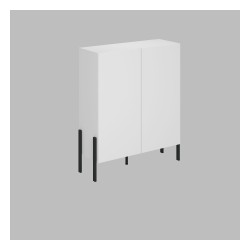 Chest of drawers JUKON 114 cm, white Chest of drawers JUKON 114 cm, white