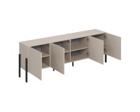 Chest of drawers JUKON 204 cm, cashmere