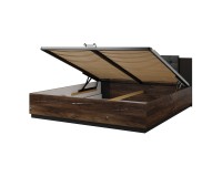 Bed SIGMA Helvetia 180x200 cm, Flagstaff oak, with a bedding box and a lifting frame Bed SIGMA Helvetia 180x200 cm, Flagstaff oak, with a bedding box and a lifting frame