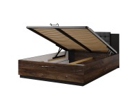 Кровать SIGMA Helvetia 140×200 см, дуб флагстафф