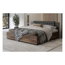 Кровать SIGMA Helvetia 180×200 см, дуб флагстафф Кровать SIGMA Helvetia 180×200 см, дуб флагстафф