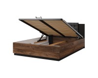 Кровать SIGMA Helvetia 140×200 см, дуб флагстафф тёмный