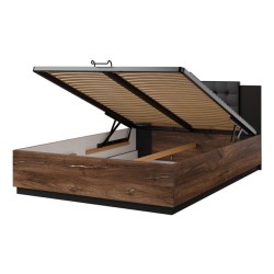 Кровать SIGMA Helvetia 140×200 см, дуб флагстафф тёмный Кровать SIGMA Helvetia 140×200 см, дуб флагстафф тёмный