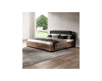 Кровать SIGMA Helvetia 140×200 см, дуб флагстафф тёмный Кровать SIGMA Helvetia 140×200 см, дуб флагстафф тёмный