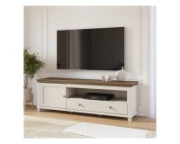 TV unit EVORA Helvetia 181 cm, Dunin oak with light beige