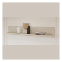 Wall shelf EVORA Helvetia 177 cm, Dunin oak with light beige