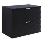 Washbasin cabinet LAURA 80 cm, black onyx