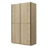 Wardrobe CUBE 120 cm, Lindberg oak