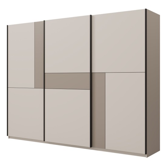 Шкаф CUBE 270 см, кашемир с конго Шкаф CUBE 270 см, кашемир с конго