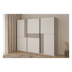 Шкаф CUBE 270 см, кашемир с конго Шкаф CUBE 270 см, кашемир с конго