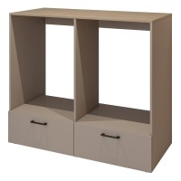Шкаф для стиральной машины ROSA 132 см, конго с дубом промасленным