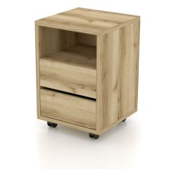 Bedside table AGAPI Helvetia 40 cm, grand natural oak