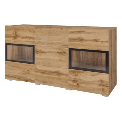 Chest of drawers BAROS Helvetia 132 cm, wotan oak