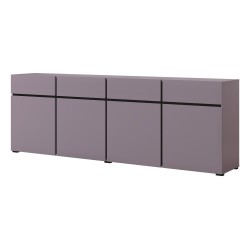 Chest of drawers ALABAMA Helvetia 225 cm, plum