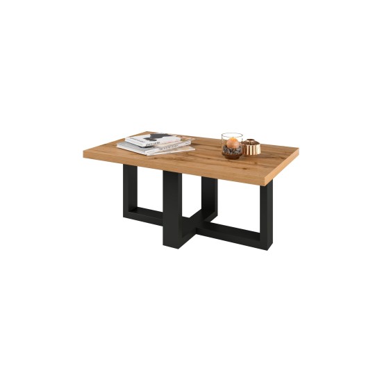 Coffee table EKO Helvetia 102 cm, black onyx Coffee table EKO Helvetia 102 cm, black onyx