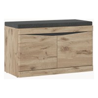 Bench SPRING 86 cm, Viking oak with anthracite