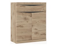 Chest of drawers SPRING 86 cm, Viking oak with anthracite