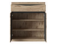 Chest of drawers SPRING 86 cm, Viking oak with anthracite