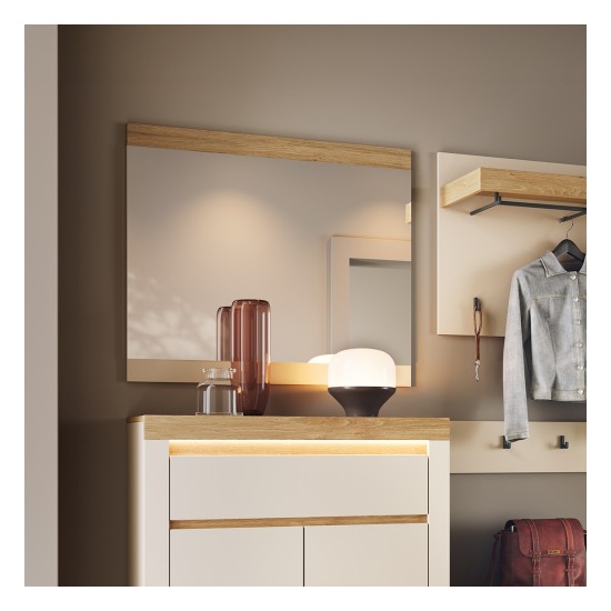 Wall mirror NAXXAR 94,2 cm, cashmere Wall mirror NAXXAR 94,2 cm, cashmere