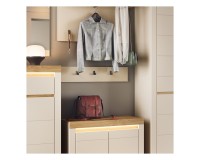 Wall coat rack NAXXAR 94,2 cm, cashmere Wall coat rack NAXXAR 94,2 cm, cashmere