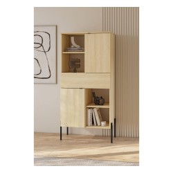 Tall chest of drawers ORE 70 cm, Lindberg oak